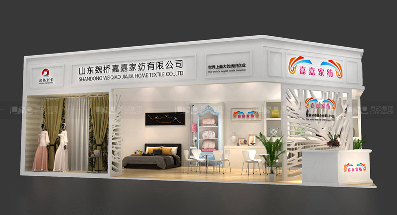 魏橋嘉嘉-服裝展臺設計搭建案例