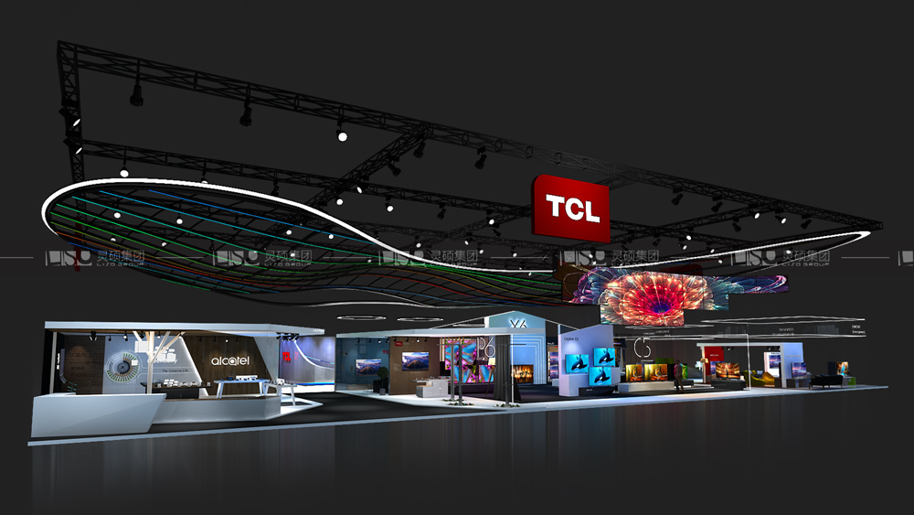 國外展臺設(shè)計(jì)搭建-TCL