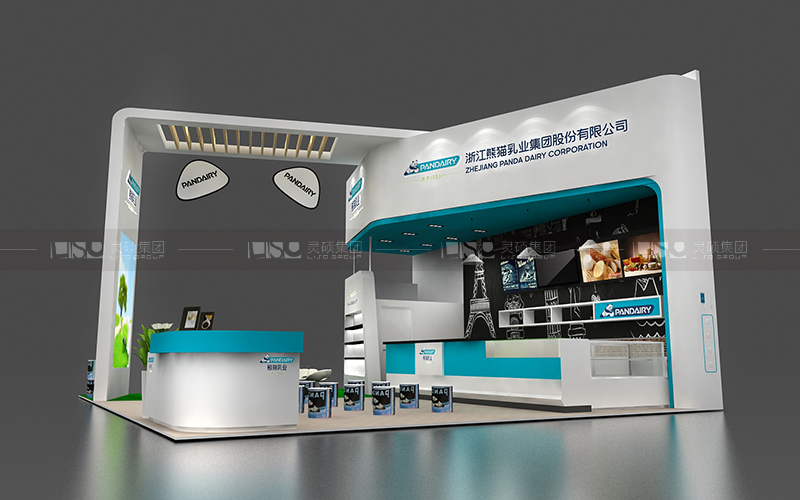 熊貓-焙烤展臺設(shè)計搭建案例