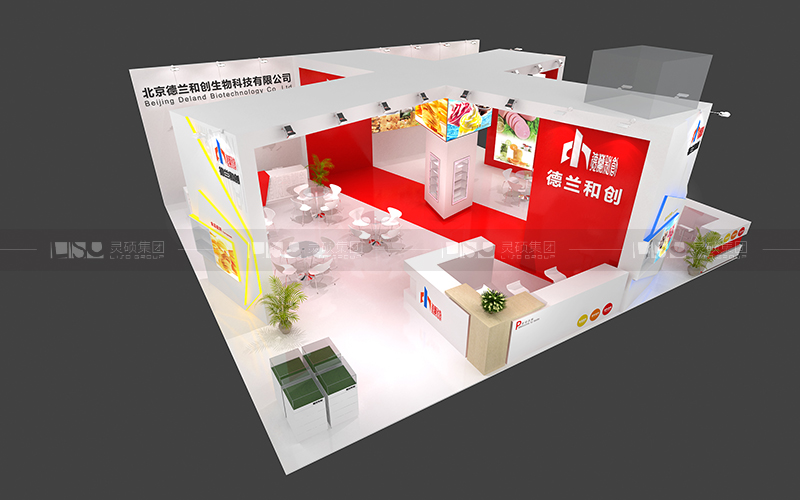 德蘭和創(chuàng)-食品添加劑展臺設(shè)計搭建案例