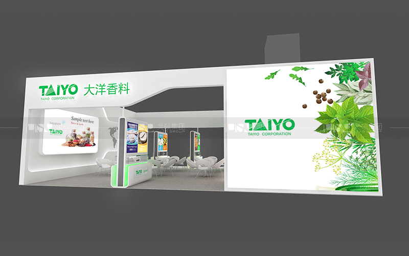 匯捷-食品添加劑展臺設(shè)計搭建案例