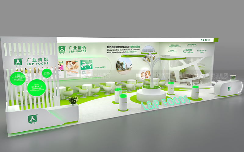 清怡-食品添加劑展臺設(shè)計(jì)搭建案例