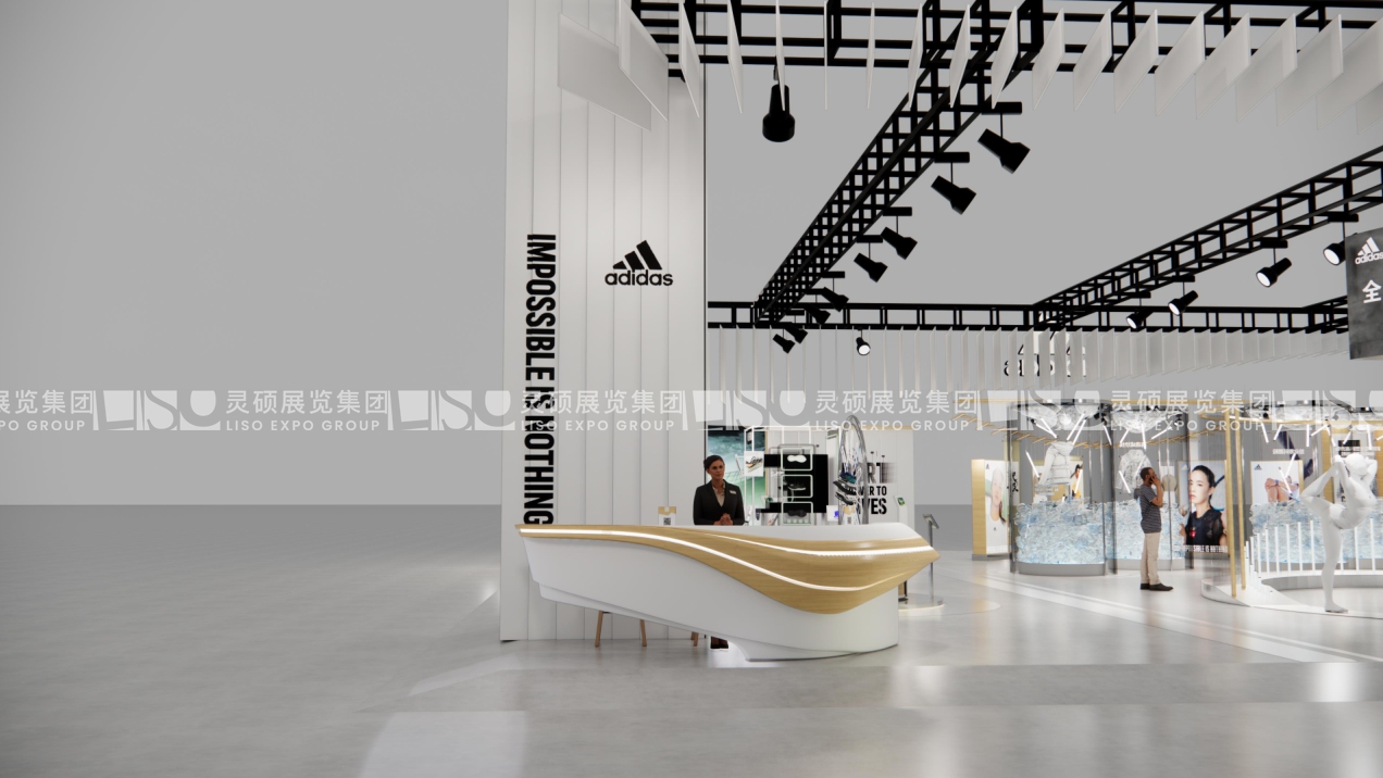 阿迪達斯Adidas-上海展會展臺設(shè)計搭建案例