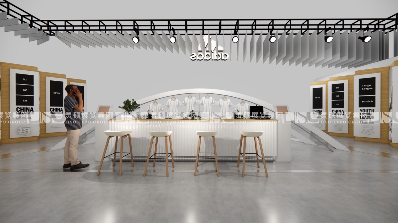 阿迪達斯Adidas-上海展會展臺設(shè)計搭建案例