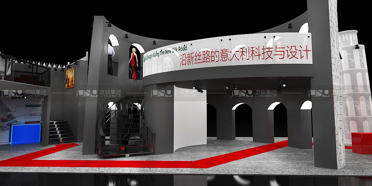 意大利國家館-2019年上海展會展臺設計案例