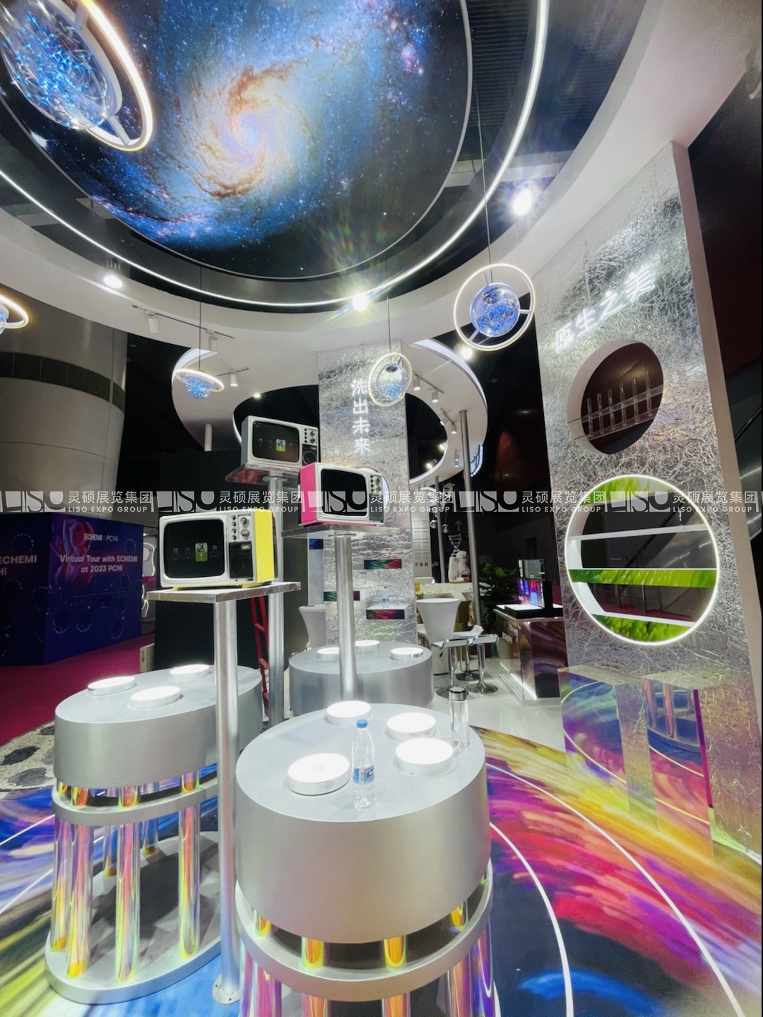PCHi展臺(tái)搭建案例-百好博
