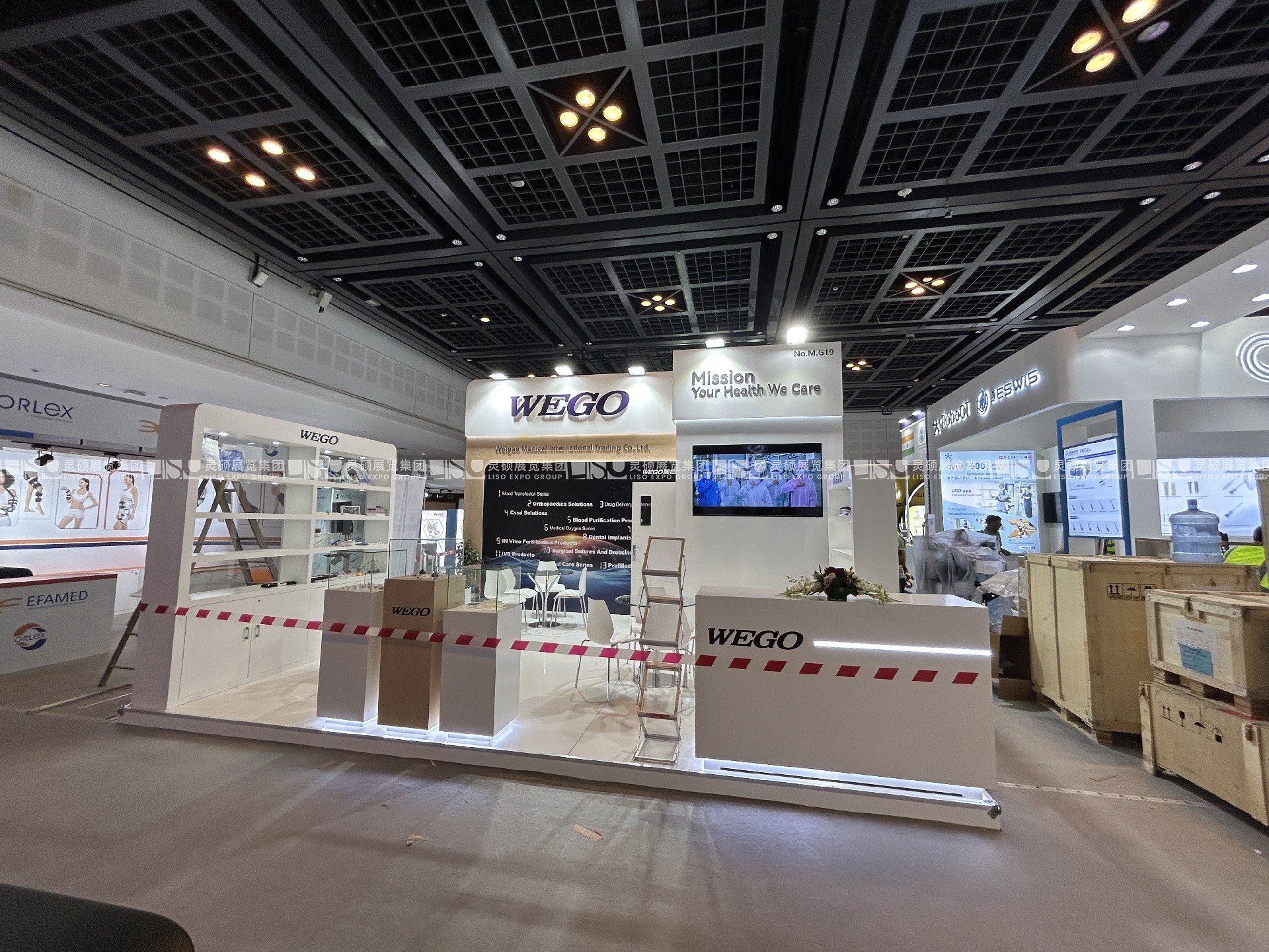 國外展臺設計搭建-威高